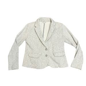 Whistles Women's Gray Slim Jersey Jacket Size 6